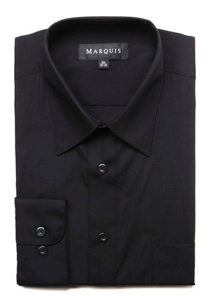 Marquis Long Sleeve Dress Shirt Black