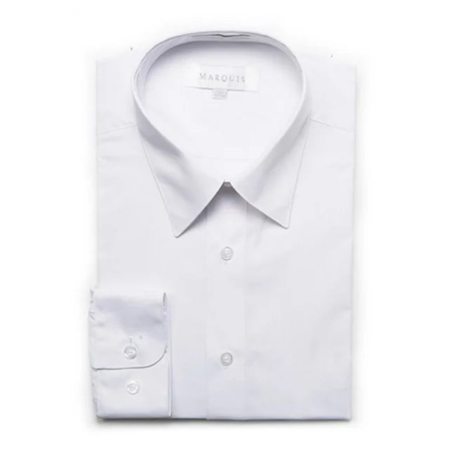 Marquis Long Sleeve Dress Shirt Slim Fit White