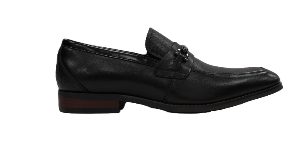 NIB Stacy Adams Men\'s Kaylor 25572 Slip On Loafer, Size 8.5 M, Black Kaylor Moc Toe Bit Slip On Men main image 3