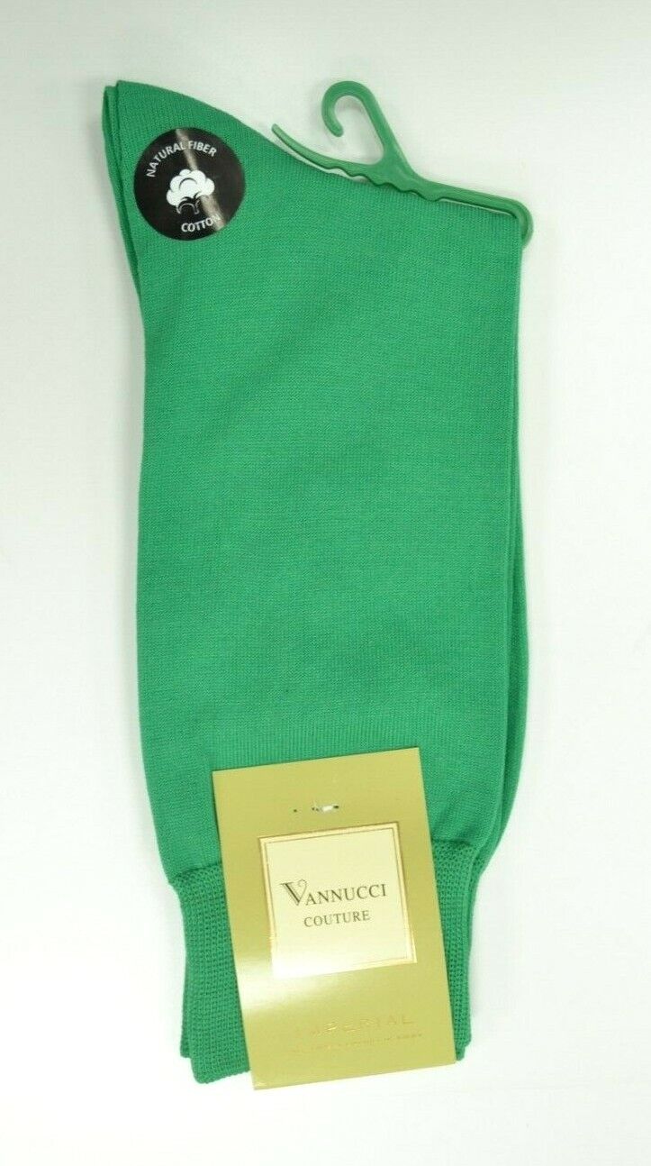 Mens Vannucci Couture Socks Solid Color Dress Casual Socks Multiple Colors