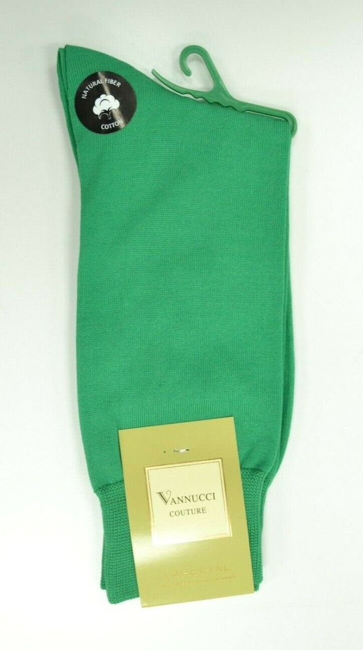 Mens Vannucci Couture Socks Solid Color Dress Casual Socks Multiple Colors