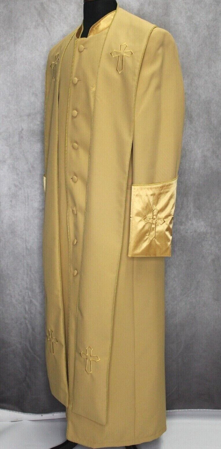 Gold Royal Robe Men/Women Royal Diamond Solid Gold Church/Pastor Robe – Suits In Style