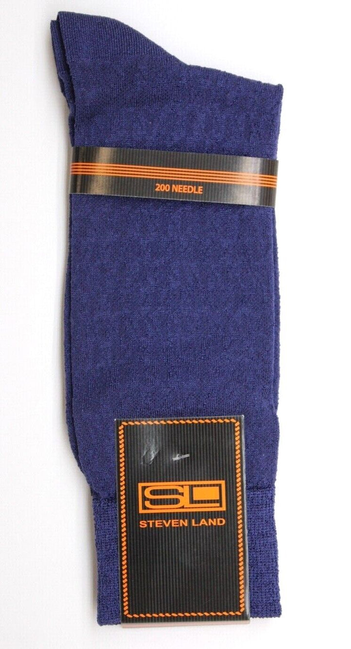Mens Steven Land Socks Solid Color Dress Casual Socks Many Colors