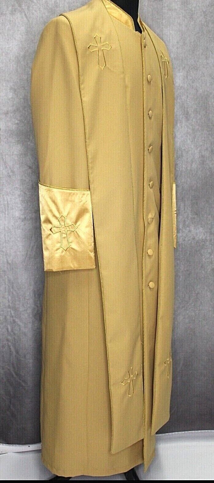 Gold Royal Robe Men/Women Royal Diamond Solid Gold Church/Pastor Robe – Suits In Style