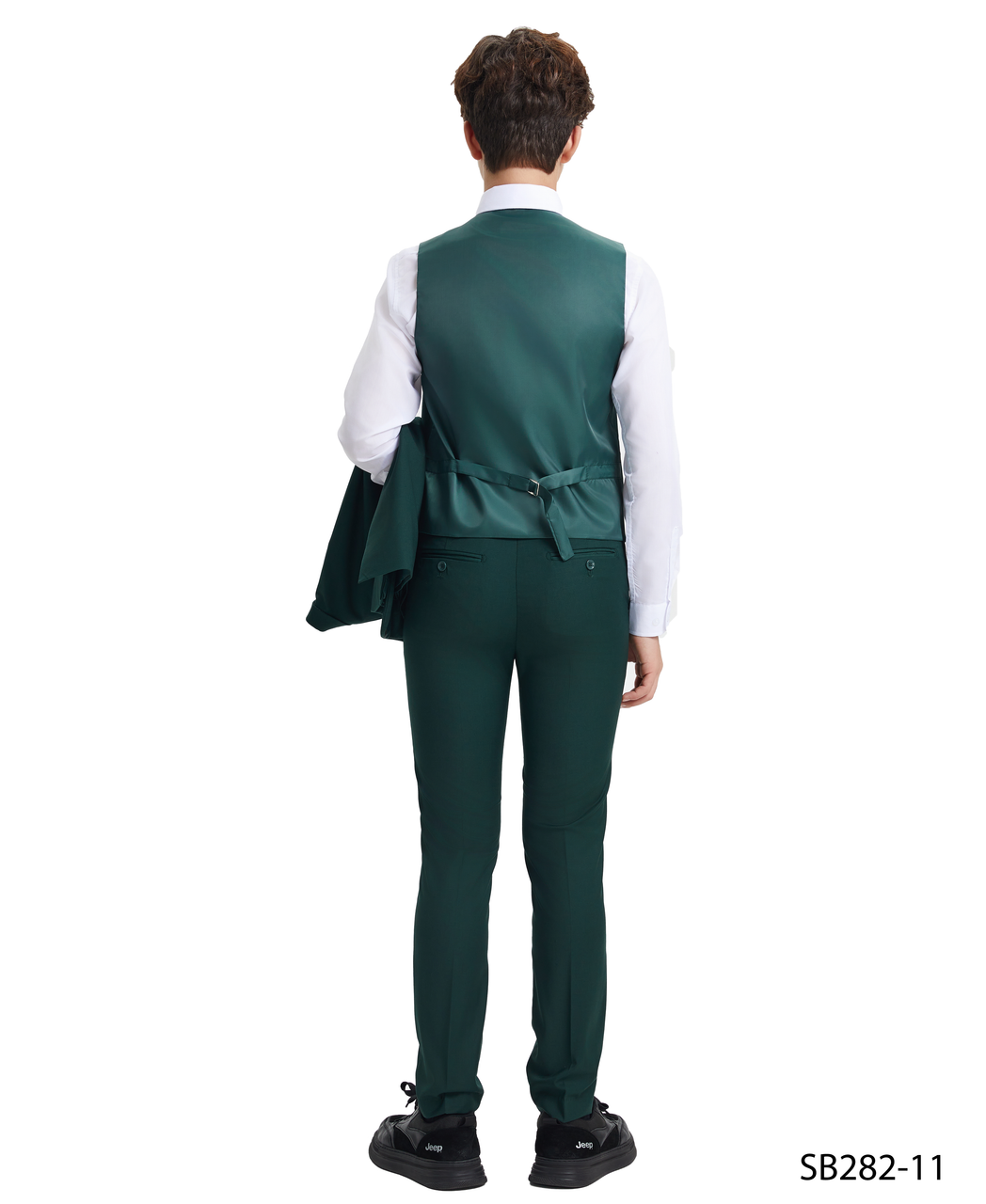 Stacy Adams 5pc Formal Hunter Green Boys Suit
