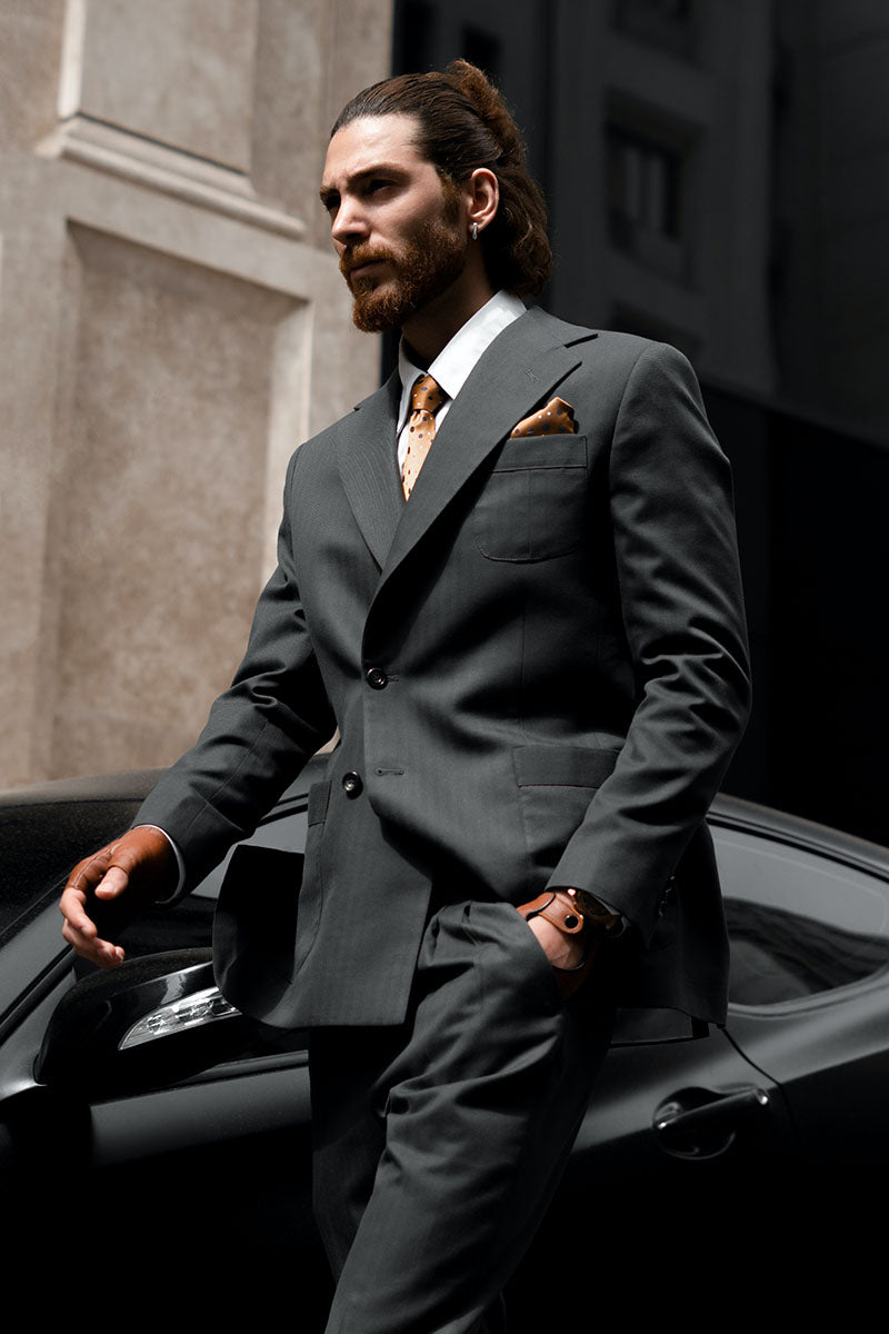 dress suits Men's Black Suit, 40 Short, Modern Fit